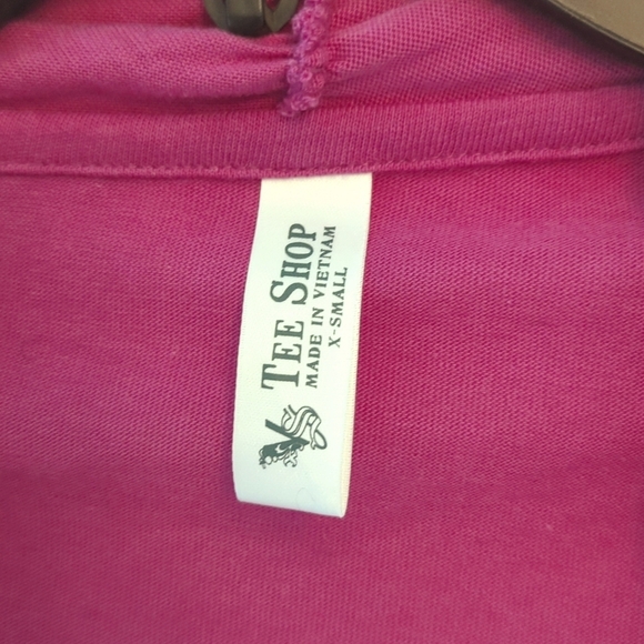 The Tee Shop by Victoria's Secret Fuchsia Size X-small Lightweight - Picture 2 of 7